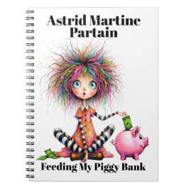 Caderno Espiral Minha conta de poupança