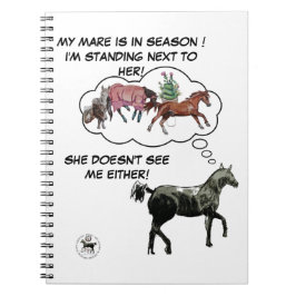 Caderno Espiral minha égua está na estação!