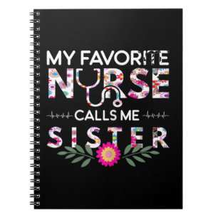 Caderno Espiral Minha Enfermeira Favorita Me Chama De Correspondên