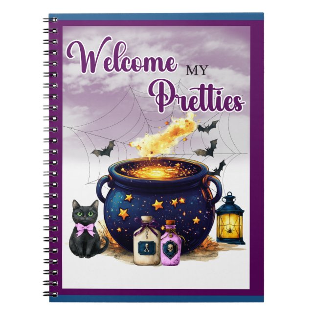 Caderno Espiral Minha Pequena Lambe (Frente)