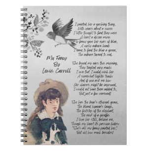 Caderno Espiral Minha Poesia De Rico Por Lewis Carroll