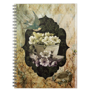 Caderno Espiral Minha taça de chá