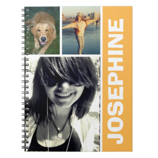 Caderno Espiral Minhas coisas favoritas, diário de colagem de foto