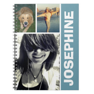 Caderno Espiral Minhas coisas favoritas, diário de colagem de foto