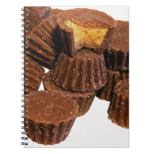Caderno Espiral Mini deleites do chocolate e do amendoim