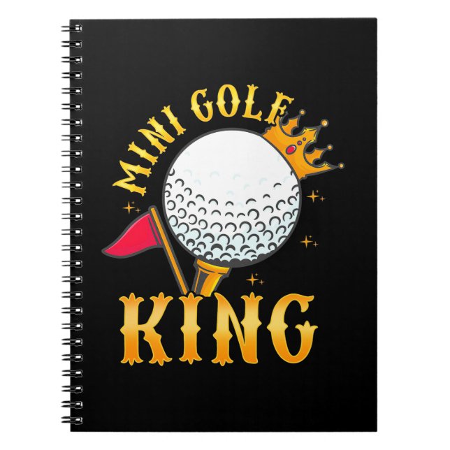 Caderno Espiral Mini Golf King (Frente)