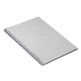 Caderno Espiral Minimal Grey Polka Dot Pattern 