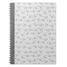 Minimalist Cat Line Art Notebook