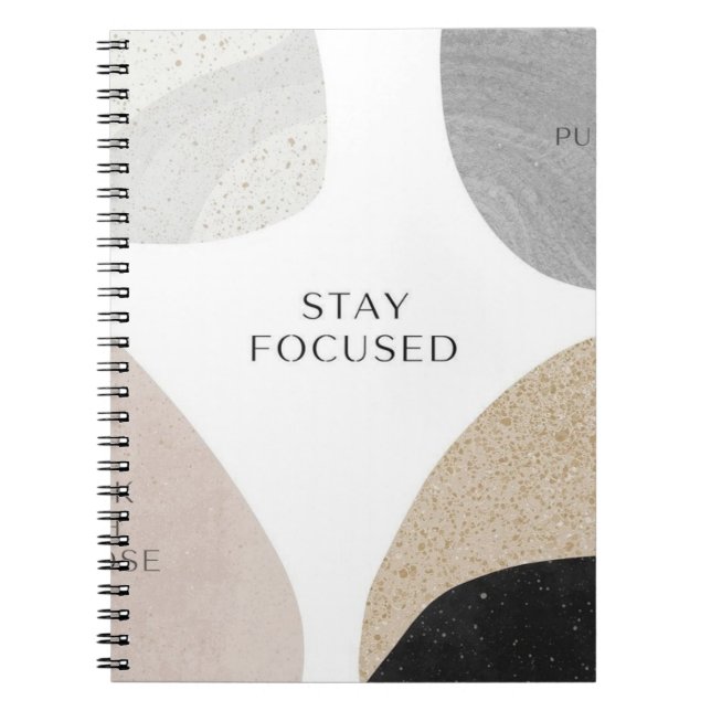 Caderno Espiral Minimalist Inspirational Binder | Modern Neutral O (Frente)