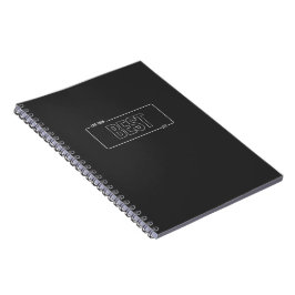 Caderno Espiral Minimalista Branco Viva o seu melhor notebook