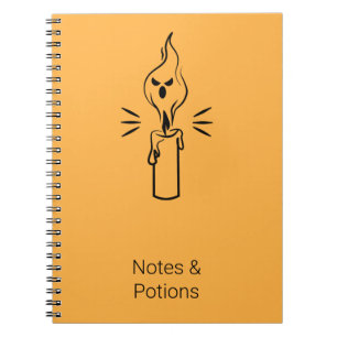 Caderno Espiral Minimalista de Notas & Poções Asso