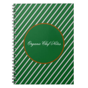 Caderno Espiral Minimalista para Chef Orgânico
