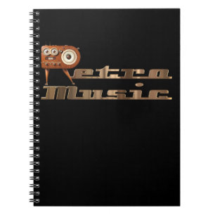 Caderno Espiral Minion de música retrô