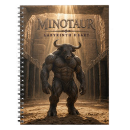 Caderno Espiral Minotauro Labirinto Coração Cinema Escuro