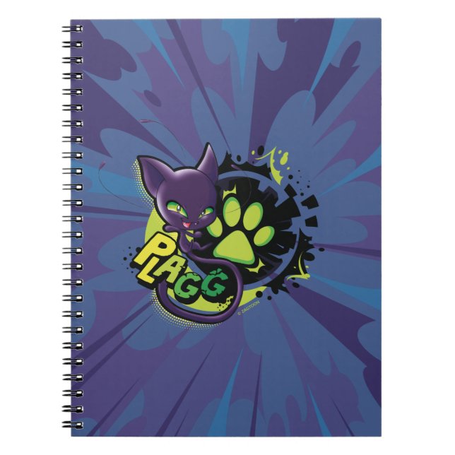 Caderno Espiral Miraculous Kwami Plagg (Frente)