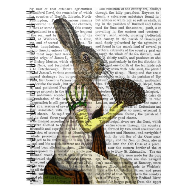 Caderno Espiral Miss Hare (Frente)