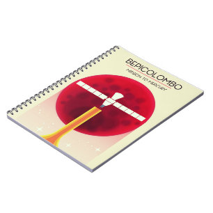 Caderno Espiral Missão BepiColombo ao Mercúrio