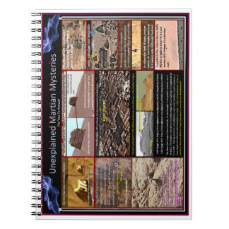 Caderno Espiral Mistérios marcianos