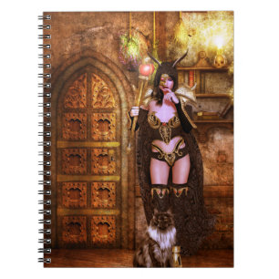Caderno Espiral Mística das Sombras Velvet