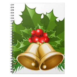 Caderno Espiral Mistletoe Bells