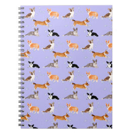 Caderno Espiral Mistura de córgi