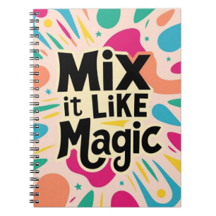 Caderno Espiral Misture como Magia