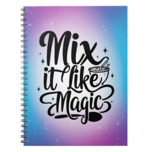 Caderno Espiral Misture como Magia opção 2