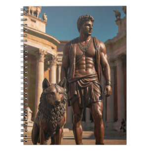 Caderno Espiral Mitos e lendas: Rômulo e Remo