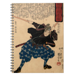 Caderno Espiral Miyamoto Musashi por Kuniyoshi Utagawa
