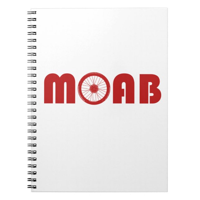 Caderno Espiral Moab (Roda de bicicleta) (Frente)