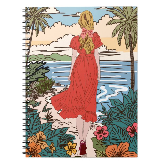 Caderno Espiral Moça (Frente)