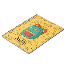 Mochila Personalizada de Volta às Aulas & Desenhos