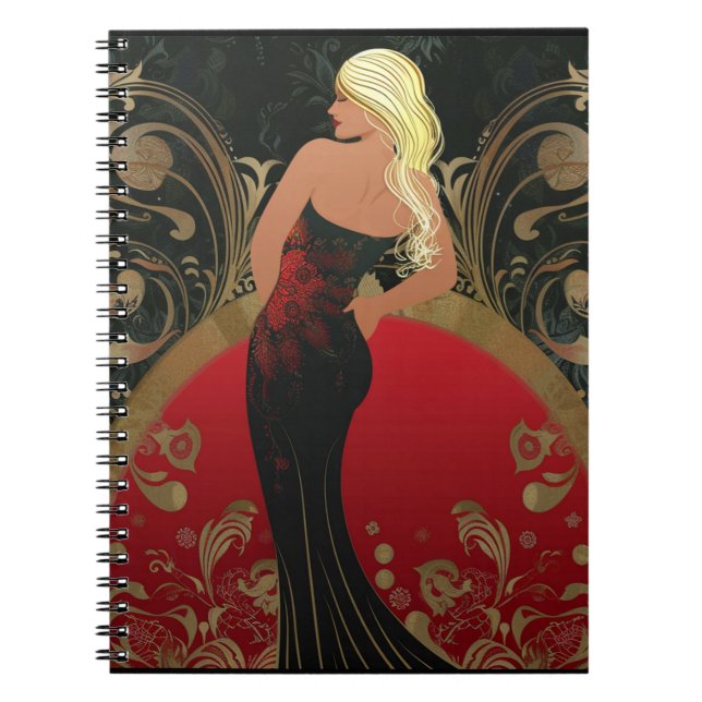 CADERNO ESPIRAL MODA-ESQUE #4 (Frente)