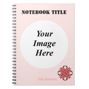 Caderno Espiral Modelo de Clover Ribbon rosa por Kenneth Yoncich