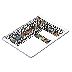 Caderno Espiral Modelo de Colagem de Fotografias para os Melhores