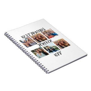 Caderno Espiral Modelo de Foto Personalizado "Melhores Amigos para