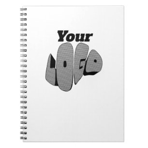 Caderno Espiral Modelo de logotipo de negócios personalizado simpl