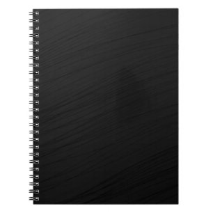 Caderno Espiral Modelo de textura preta de fundo