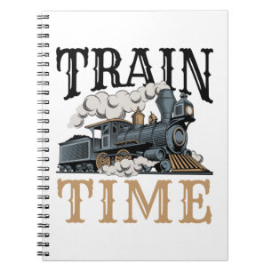 Caderno Espiral Modelo de Trem em Tempo Modelo Ferrovia Hobby