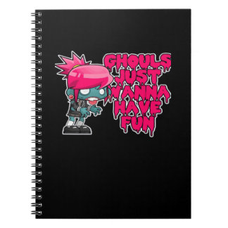 Caderno Espiral Modelo Vintage Fotograp Ghouts Só Para Divertir-Se