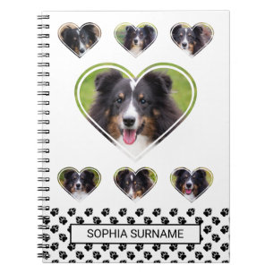 Caderno Espiral Modelos De Fotografia De Pet De Forma Cardíaca E P