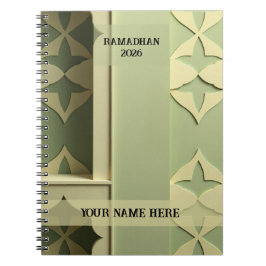 Caderno Espiral Modern Geometric Muslim