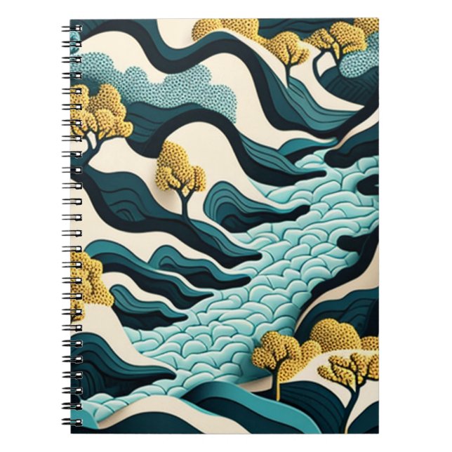 Caderno Espiral Modern Landscape (Frente)