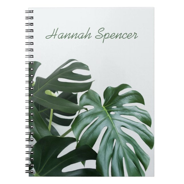 Caderno Espiral Modern Monstera (Frente)