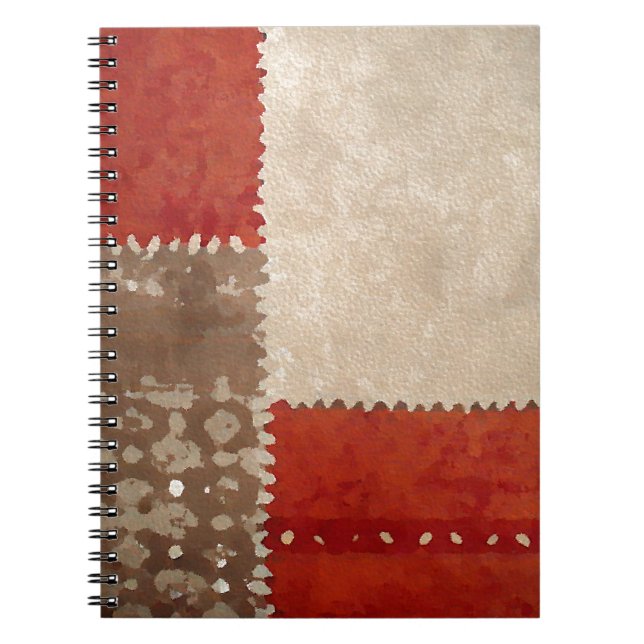 Caderno Espiral Modern Trendy Abstrato (Frente)