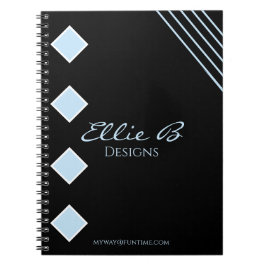 Caderno Espiral Moderno Geométrico Esbelto Minimalista 