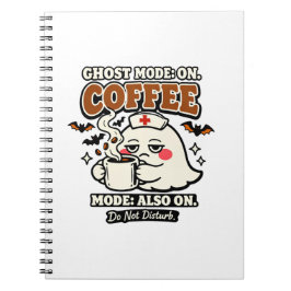 Caderno Espiral Modo Fantasma Ativado Modo Café Também Ativado Enf