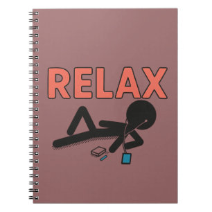Caderno Espiral Modo Relax – Adesivo Vibrações Relaxantes