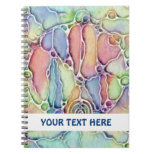 Caderno Espiral Modos De Vida - Padrão de Arte Neurográfica 1