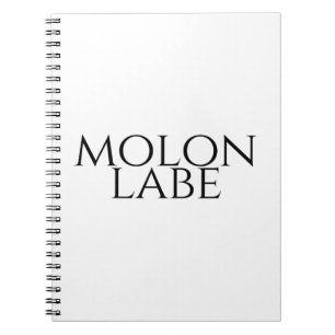 Caderno Espiral Molon Labe